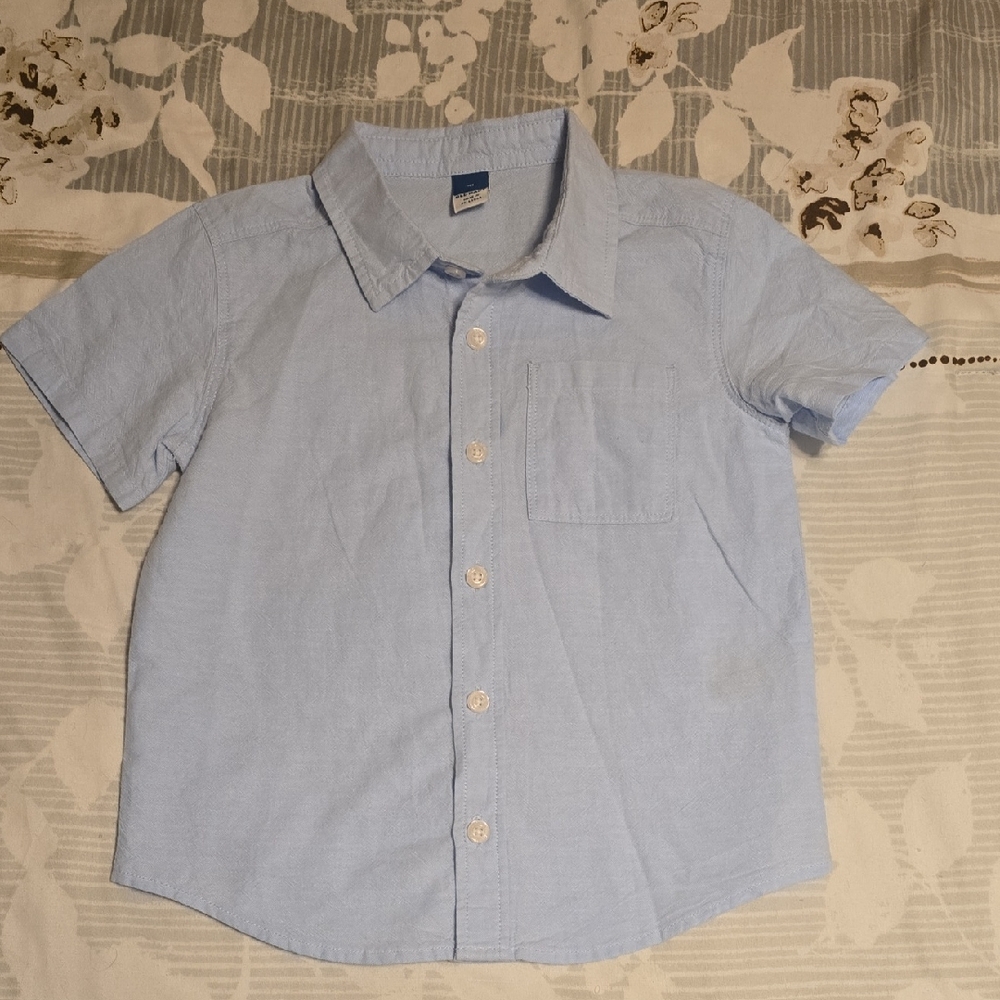Old Navy Light Blue Button-Down Kids Shirt